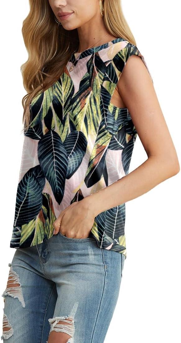imageGRECERELLE Women 2026 Cap Sleeve Tops Summer Casual Tee Shirt Loose Crew Neck Basic Tank Trendy Work Vacation Outfits S2XLWhite Monotherapy