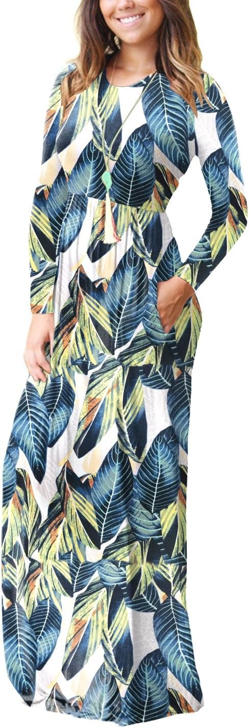 image:imageGRECERELLE Maxi Long Dress for Women Empire Waist Fall Casual DressesWhite Monotherapy