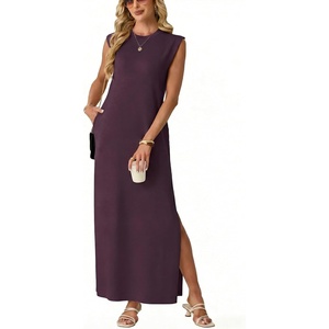 GRECERELLE 2026 Womens Summer Fall Shift Sweater Maxi Dress with Pockets(Rosewood)