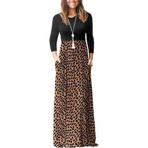 GRECERELLE Maxi Long Dress for Women Empire Waist Fall Casual Dresses(Khaki Love)